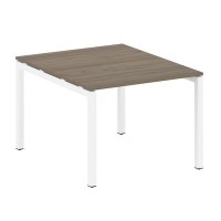 Metal System Quattro 5x5 50БП.ПРГ-1.1 (Вяз благородный/Белый) Переговорный стол на П-образном м/к