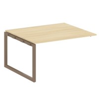 Metal System Quattro 5x5 50БО.ППРГ-3 (Акация лорка/Мокко) Проходной наборный элемент переговорного стола на О-образном м/к