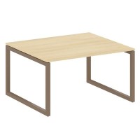 Metal System Quattro 5x5 50БО.ПРГ-1.3 (Акация лорка/Мокко) Переговорный стол на О-образном м/к