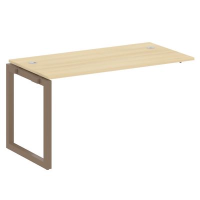 Metal System Quattro 5x5 50БО.ПРС-СП-1.3 (Акация лорка/Мокко) Проходной наборный элемент рабочей станции на О-образном м/к