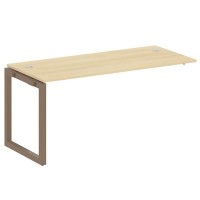 Metal System Quattro 5x5 50БО.ПРС-СП-1.4 (Акация лорка/Мокко) Проходной наборный элемент рабочей станции на О-образном м/к