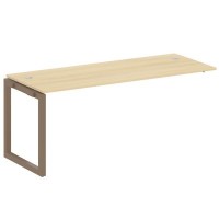 Metal System Quattro 5x5 50БО.ПРС-СП-1.5 (Акация лорка/Мокко) Проходной наборный элемент рабочей станции на О-образном м/к