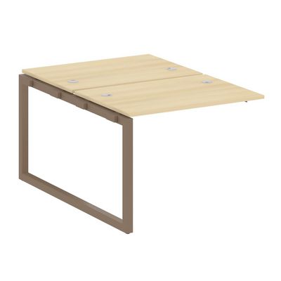 Metal System Quattro 5x5 50БО.ПРС-СП-2.1 (Акация лорка/Мокко) Проходной наборный элемент рабочей станции на О-образном м/к