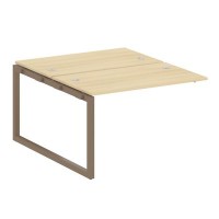 Metal System Quattro 5x5 50БО.ПРС-СП-2.2 (Акация лорка/Мокко) Проходной наборный элемент рабочей станции на О-образном м/к