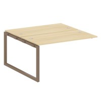 Metal System Quattro 5x5 50БО.ПРС-СП-2.3 (Акация лорка/Мокко) Проходной наборный элемент рабочей станции на О-образном м/к