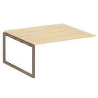 Metal System Quattro 5x5 50БО.ПРС-СП-2.4 (Акация лорка/Мокко) Проходной наборный элемент рабочей станции на О-образном м/к