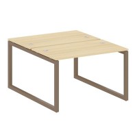 Metal System Quattro 5x5 50БО.РАС-СП-2.2 (Акация лорка/Мокко) Рабочая станция на О-образном м/к