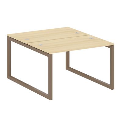 Metal System Quattro 5x5 50БО.РАС-СП-2.2 (Акация лорка/Мокко) Рабочая станция на О-образном м/к