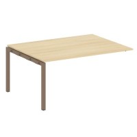 Metal System Quattro 5x5 50БП.ППРГ-4 (Акация лорка/Мокко) Проходной наборный элемент переговорного стола на П-образном м/к