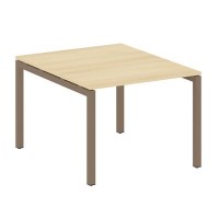 Metal System Quattro 5x5 50БП.ПРГ-1.1 (Акация лорка/Мокко) Переговорный стол на П-образном м/к