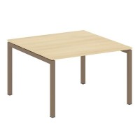 Metal System Quattro 5x5 50БП.ПРГ-1.2 (Акация лорка/Мокко) Переговорный стол на П-образном м/к