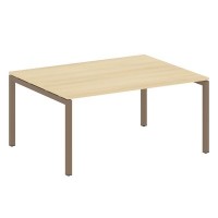 Metal System Quattro 5x5 50БП.ПРГ-1.4 (Акация лорка/Мокко) Переговорный стол на П-образном м/к