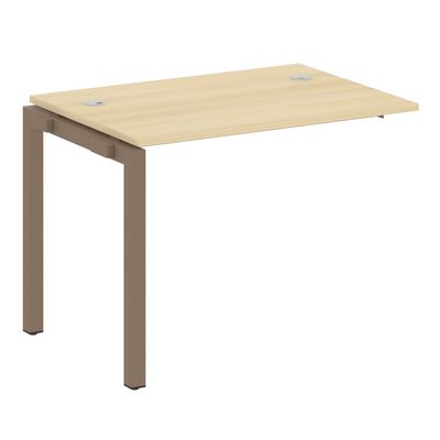 Metal System Quattro 5x5 50БП.ПРС-СП-1.1 (Акация лорка/Мокко) Проходной наборный элемент рабочей станции на П-образном м/к