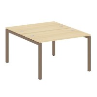 Metal System Quattro 5x5 50БП.РАС-СП-2.2 (Акация лорка/Мокко) Рабочая станция на П-образном м/к