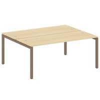 Metal System Quattro 5x5 50БП.РАС-СП-2.5 (Акация лорка/Мокко) Рабочая станция на П-образном м/к