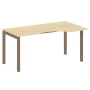 50БП.СА-1 Пр (Акация лорка/Мокко) Стол криволинейный правый на П-образном м/к