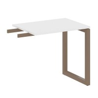 Metal System Quattro 5x5 50БО.ПР-2 (Белый/Мокко) Приставной элемент на О-образном м/к