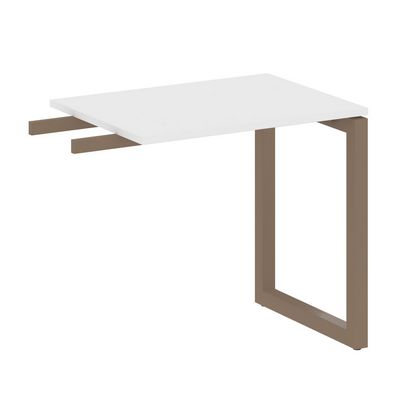 Metal System Quattro 5x5 50БО.ПР-2 (Белый/Мокко) Приставной элемент на О-образном м/к