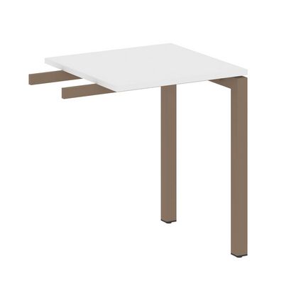 Metal System Quattro 5x5 50БП.ПР-1 (Белый/Мокко) Приставной элемент на П-образном м/к