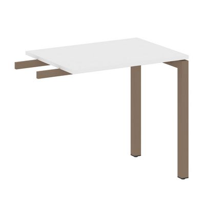 Metal System Quattro 5x5 50БП.ПР-2 (Белый/Мокко) Приставной элемент на П-образном м/к