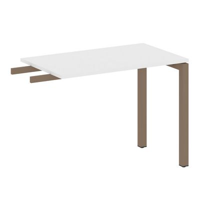 Metal System Quattro 5x5 50БП.ПР-3 (Белый/Мокко) Приставной элемент на П-образном м/к