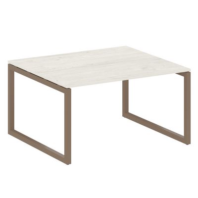 Metal System Quattro 5x5 50БО.ПРГ-1.3 (Дуб наварра/Мокко) Переговорный стол на О-образном м/к