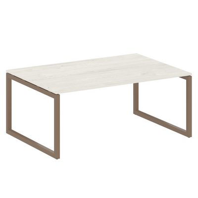 Metal System Quattro 5x5 50БО.ПРГ-1.5 (Дуб наварра/Мокко) Переговорный стол на О-образном м/к