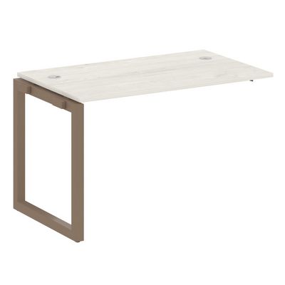 Metal System Quattro 5x5 50БО.ПРС-СП-1.2 (Дуб наварра/Мокко) Проходной наборный элемент рабочей станции на О-образном м/к