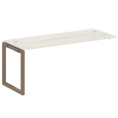 Metal System Quattro 5x5 50БО.ПРС-СП-1.5 (Дуб наварра/Мокко) Проходной наборный элемент рабочей станции на О-образном м/к