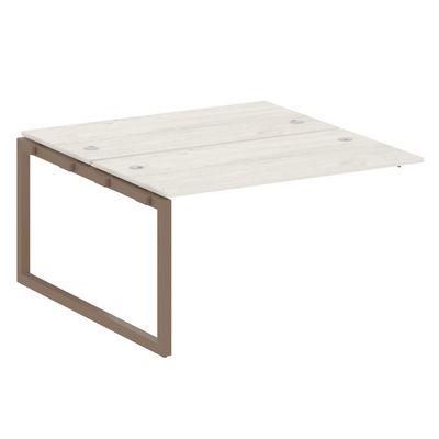 Metal System Quattro 5x5 50БО.ПРС-СП-2.3 (Дуб наварра/Мокко) Проходной наборный элемент рабочей станции на О-образном м/к