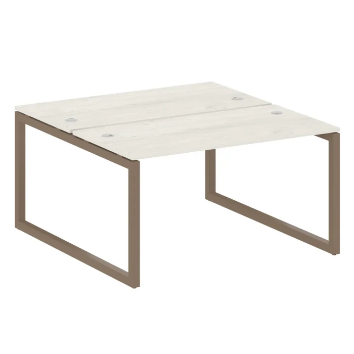 50БО.РАС-СП-2.3 (Дуб наварра/Мокко) Рабочая станция на О-образном м/к