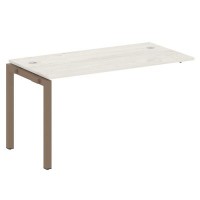 Metal System Quattro 5x5 50БП.ПРС-СП-1.3 (Дуб наварра/Мокко) Проходной наборный элемент рабочей станции на П-образном м/к