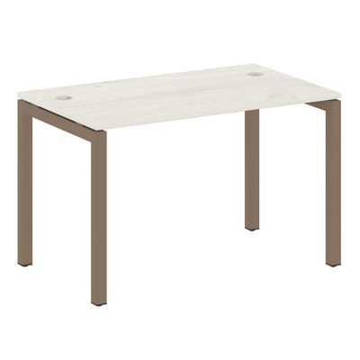 Metal System Quattro 5x5 50БП.СП-2 (Дуб наварра/Мокко) Стол письменный на П-образном м/к