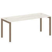 Metal System Quattro 5x5 50БП.СП-5 (Дуб наварра/Мокко) Стол письменный на П-образном м/к