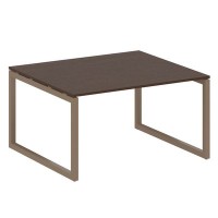 Metal System Quattro 5x5 50БО.ПРГ-1.3 (Венге цаво/Мокко) Переговорный стол на О-образном м/к