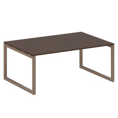 Metal System Quattro 5x5 50БО.ПРГ-1.5 (Венге цаво/Мокко) Переговорный стол на О-образном м/к