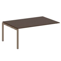 Metal System Quattro 5x5 50БП.ППРГ-5 (Венге цаво/Мокко) Проходной наборный элемент переговорного стола на П-образном м/к