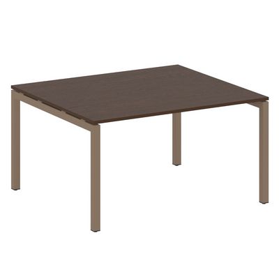 Metal System Quattro 5x5 50БП.ПРГ-1.3 (Венге цаво/Мокко) Переговорный стол на П-образном м/к