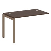 Metal System Quattro 5x5 50БП.ПРС-СП-1.2 (Венге цаво/Мокко) Проходной наборный элемент рабочей станции на П-образном м/к