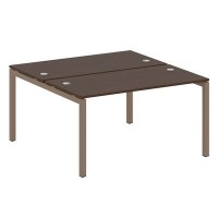 Metal System Quattro 5x5 50БП.РАС-СП-2.3 (Венге цаво/Мокко) Рабочая станция на П-образном м/к