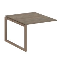 Metal System Quattro 5x5 50БО.ППРГ-1 (Вяз благородный/Мокко) Проходной наборный элемент переговорного стола на О-образном м/к