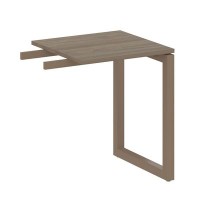 Metal System Quattro 5x5 50БО.ПР-1 (Вяз благородный/Мокко) Приставной элемент на О-образном м/к