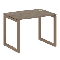 Metal System Quattro 5x5 50БО.СП-1 (Вяз благородный/Мокко) Стол письменный на О-образном м/к