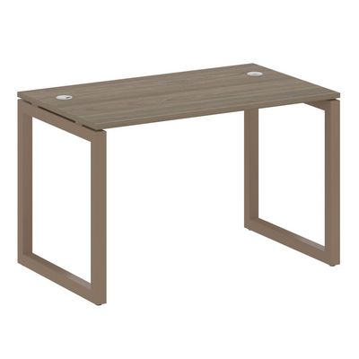 Metal System Quattro 5x5 50БО.СП-2 (Вяз благородный/Мокко) Стол письменный на О-образном м/к