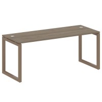 Metal System Quattro 5x5 50БО.СП-5 (Вяз благородный/Мокко) Стол письменный на О-образном м/к