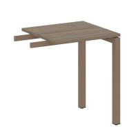 Metal System Quattro 5x5 50БП.ПР-1 (Вяз благородный/Мокко) Приставной элемент на П-образном м/к