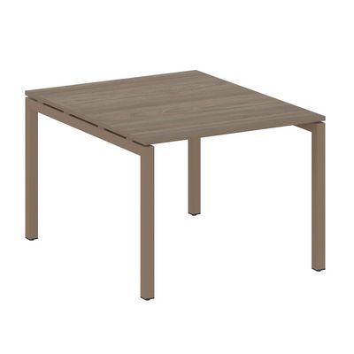 Metal System Quattro 5x5 50БП.ПРГ-1.1 (Вяз благородный/Мокко) Переговорный стол на П-образном м/к