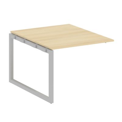 Metal System Quattro 5x5 50БО.ППРГ-1 (Акация лорка/Серый) Проходной наборный элемент переговорного стола на О-образном м/к