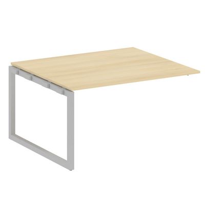 Metal System Quattro 5x5 50БО.ППРГ-3 (Акация лорка/Серый) Проходной наборный элемент переговорного стола на О-образном м/к