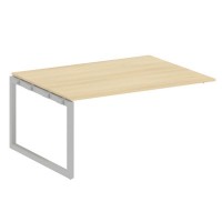 Metal System Quattro 5x5 50БО.ППРГ-4 (Акация лорка/Серый) Проходной наборный элемент переговорного стола на О-образном м/к